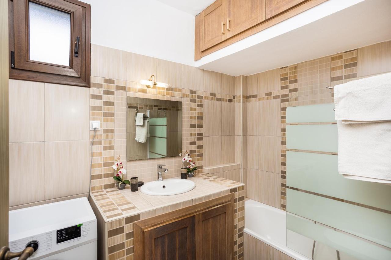 Twinstars Apartment With Courtyard And View Kalyves Polygyrou Dış mekan fotoğraf